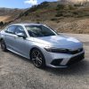 2022 Honda Civic Touring front shot on a mountain