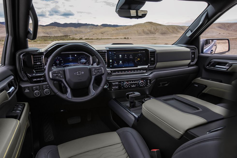 2022 Chevy Silverado ZR2 interior