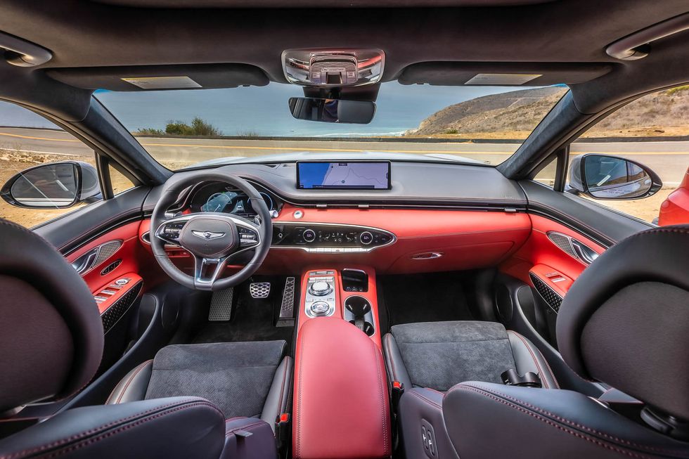 2022 Genesis GV70 interior