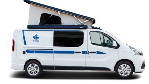 profile view of the Ahorn camper van