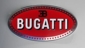 Logo for the Bugatti for the top Bugatti car models