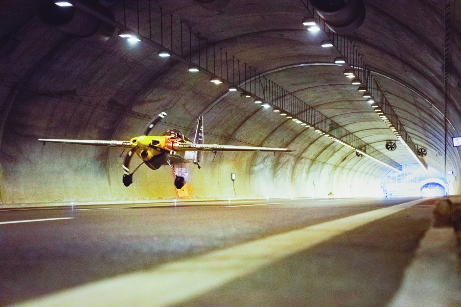 Dario Costa Flying Through Tunnel Outside Istanbul