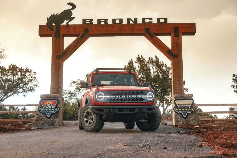 2021 Ford Bronco at the Off-Roadeo school