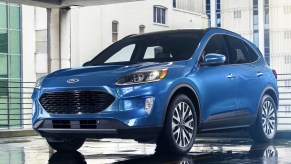 2021 Ford Escape Hybrid on display