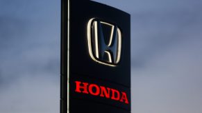 The logo of Honda