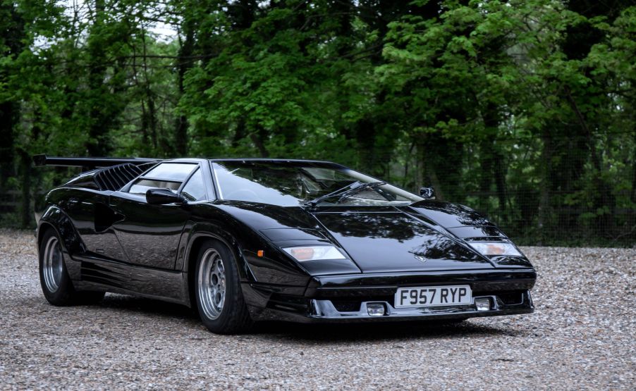 The Lamborghini Countach at Knebworth House in Hertfordshire