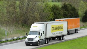 Semi Trucks On The Highway