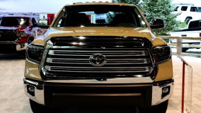 Toyota Tundra is on display at the 111th Annual Chicago Auto Show at McCormick Place in Chicago, Illinois on February 8, 2019.