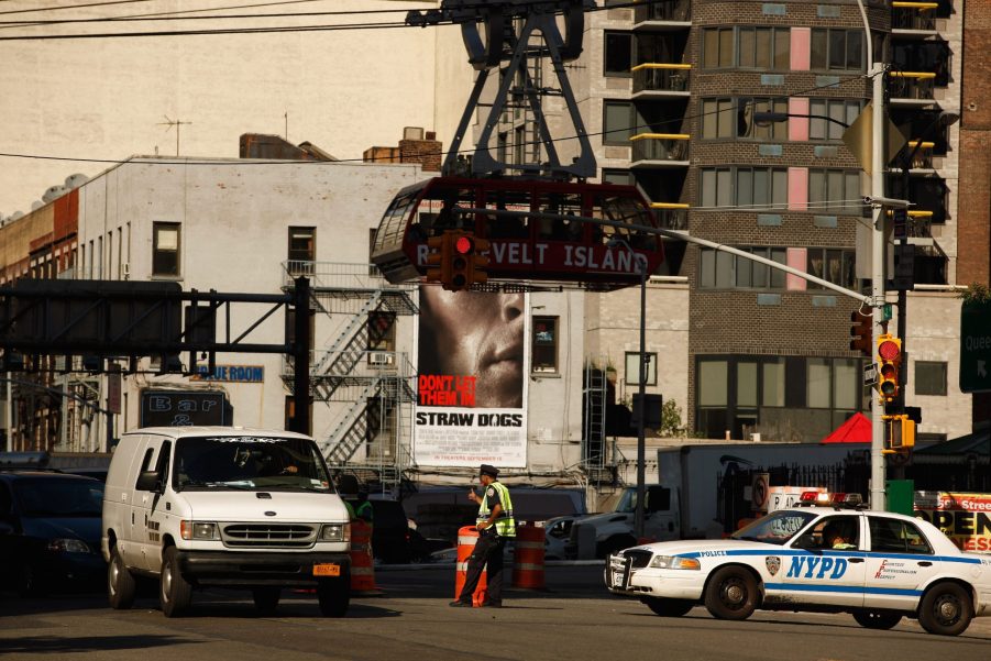 NYPD checking out a cargo van that many people use to convert into a camper van rental