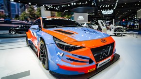 hyundai elantra n on display in china