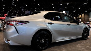 Toyota Camry on display in Chicago