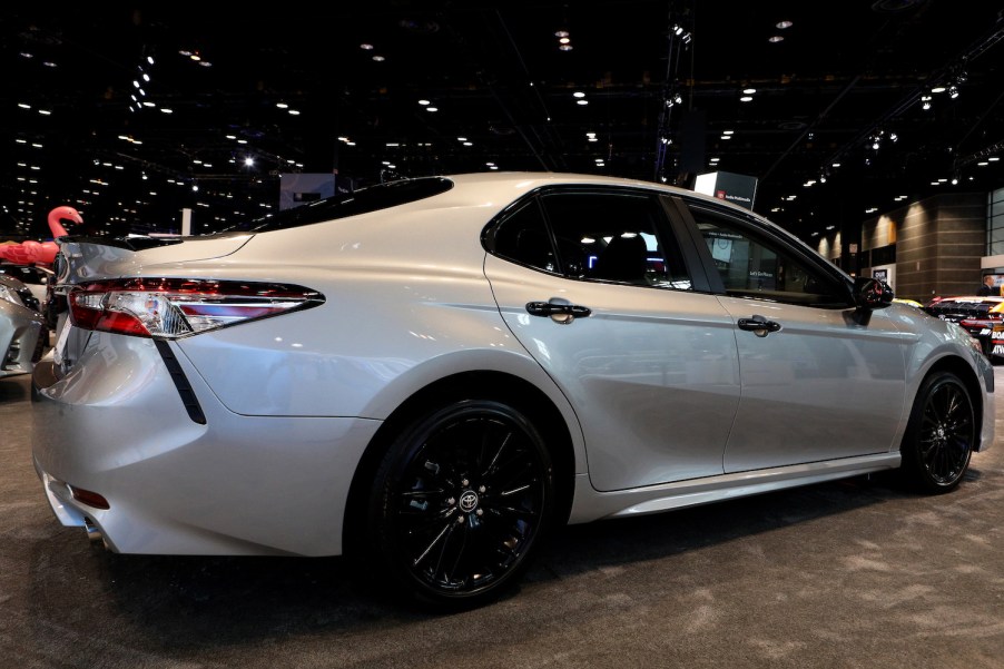 Toyota Camry on display in Chicago