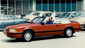 1987 Ford Mustang GT on display in Toronto