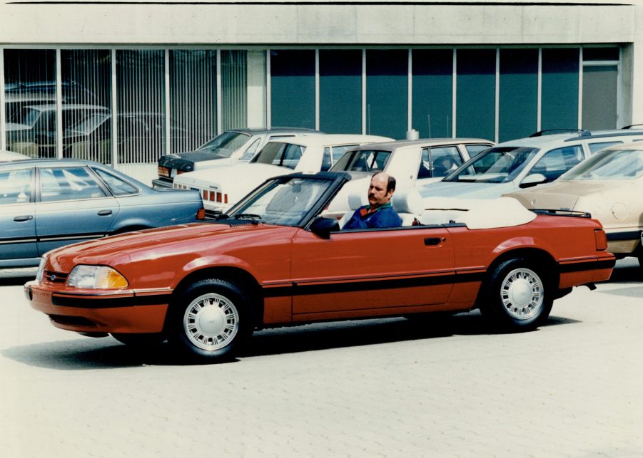 1987 Ford Mustang GT on display in Toronto