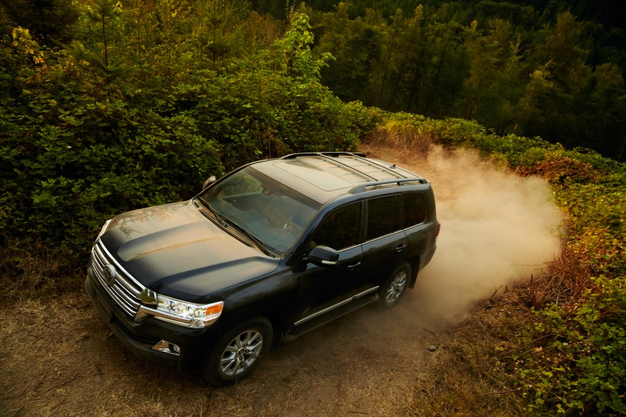 2021 Toyota Land Cruiser driving off road