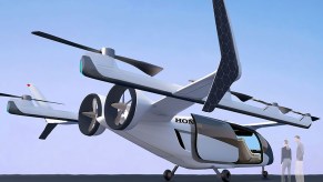 The Honda eVTOL rendering