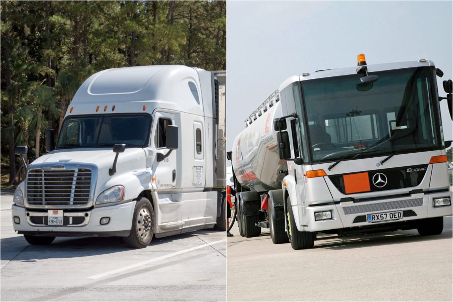 American Semi-Truck Versus European Semi Truck |