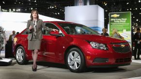 The 2014 Chevrolet Cruze with a turbo-diesel engine