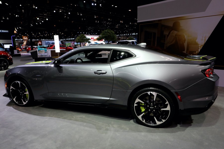 2020 Chevrolet Camaro at the auto show