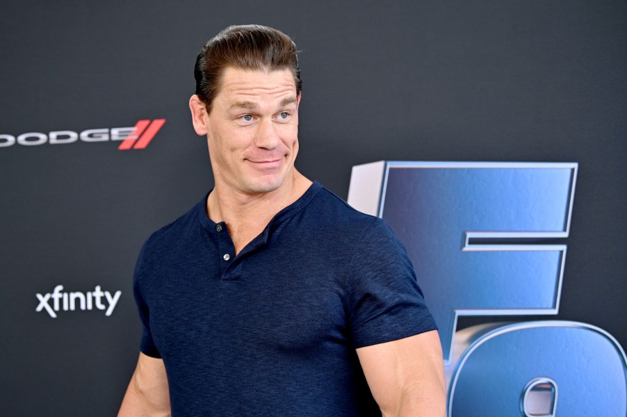 John Cena at a Fast Saga: F9 movie promo event. Jakob Toretto (John Cena) Drives Two Mustangs in Fast and Furious 9. | Dia Dipasupil/Getty Images