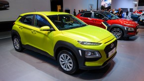 Hyundai Kona subcompact SUVs.