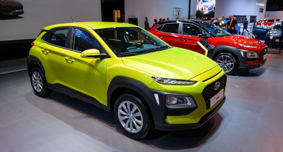 Hyundai Kona subcompact SUVs.