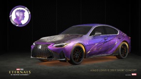 Lexus IS 350 themed after "Kingo" a character in Marvel Studios' "The Eternals"