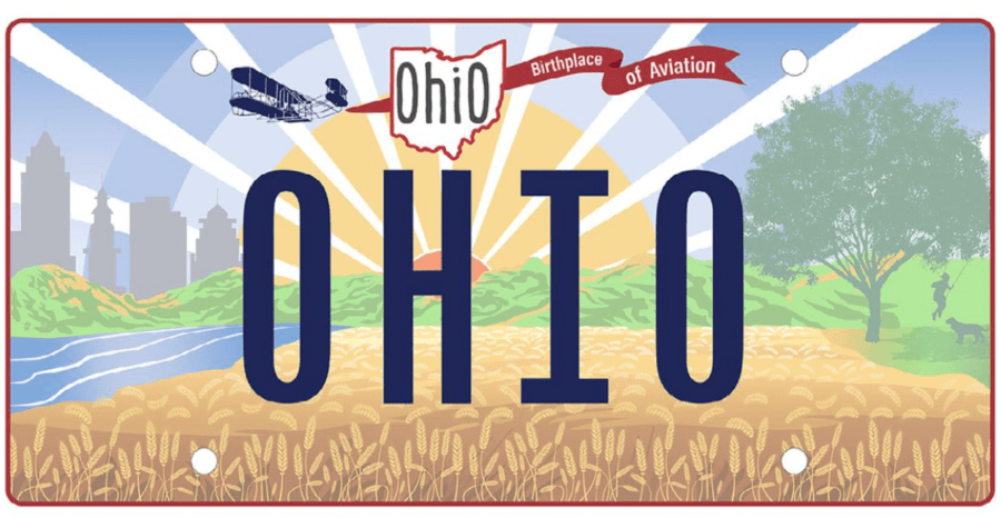 New Ohio License Plate Design