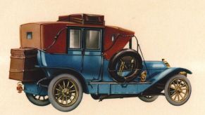 1910 Pierce-Arrow Touring Landau RV Illustration