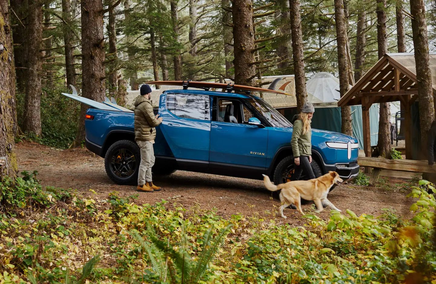 This is a pre-production Rivian R1T electric truck. Customers with Rivian preorders are asking when the Rivian release date will be. Others ask about the Rivian price and latest Rivian news. | Rivian