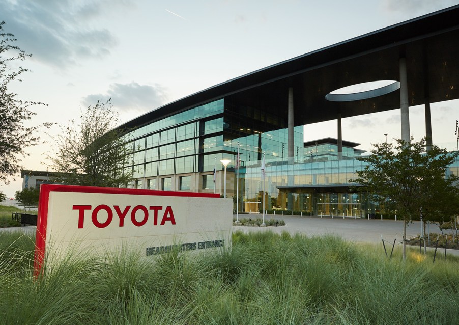 Toyota Motors North American headquarters. Toyota executive opposes new EV tax credits stating that it is "bad public policy"