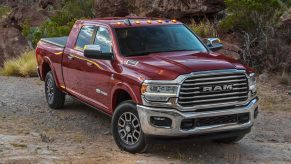 2022 Ram 2500 HD parked in gravel