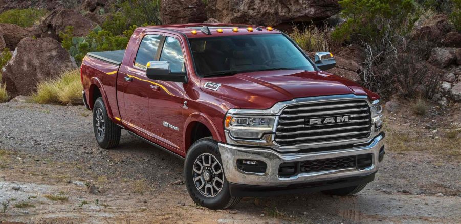 2022 Ram 2500 HD parked in gravel