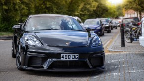 Porsche 718 GT4 parked outside in Essex