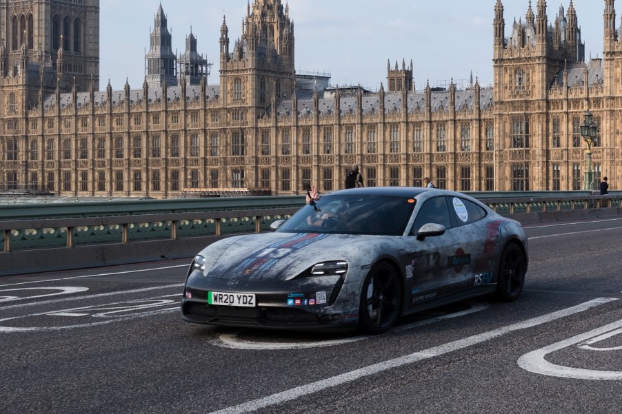 Porsche Taycan in London