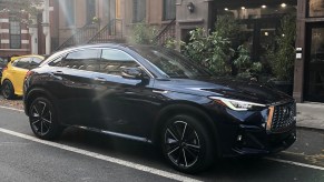 New Infiniti QX55 AWD in dark blue