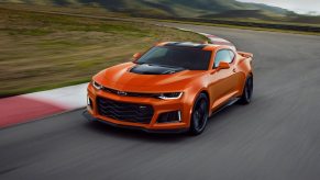 2022 Chevrolet Camaro driving on track