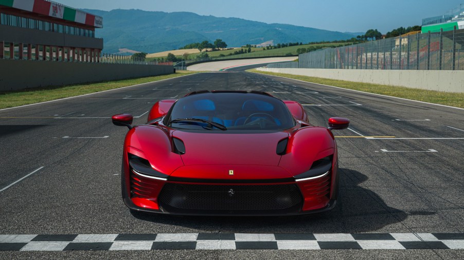 Ferrari Daytona SP3 at the track