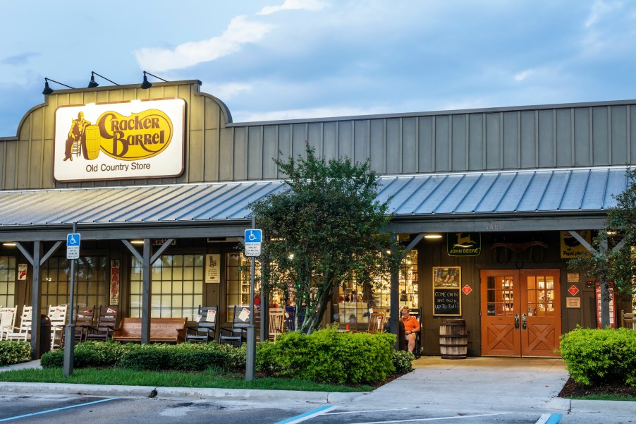 A Cracker Barrel location entrance