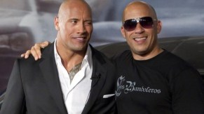 Dwayne Johnson (The Rock) and Vin Diesel