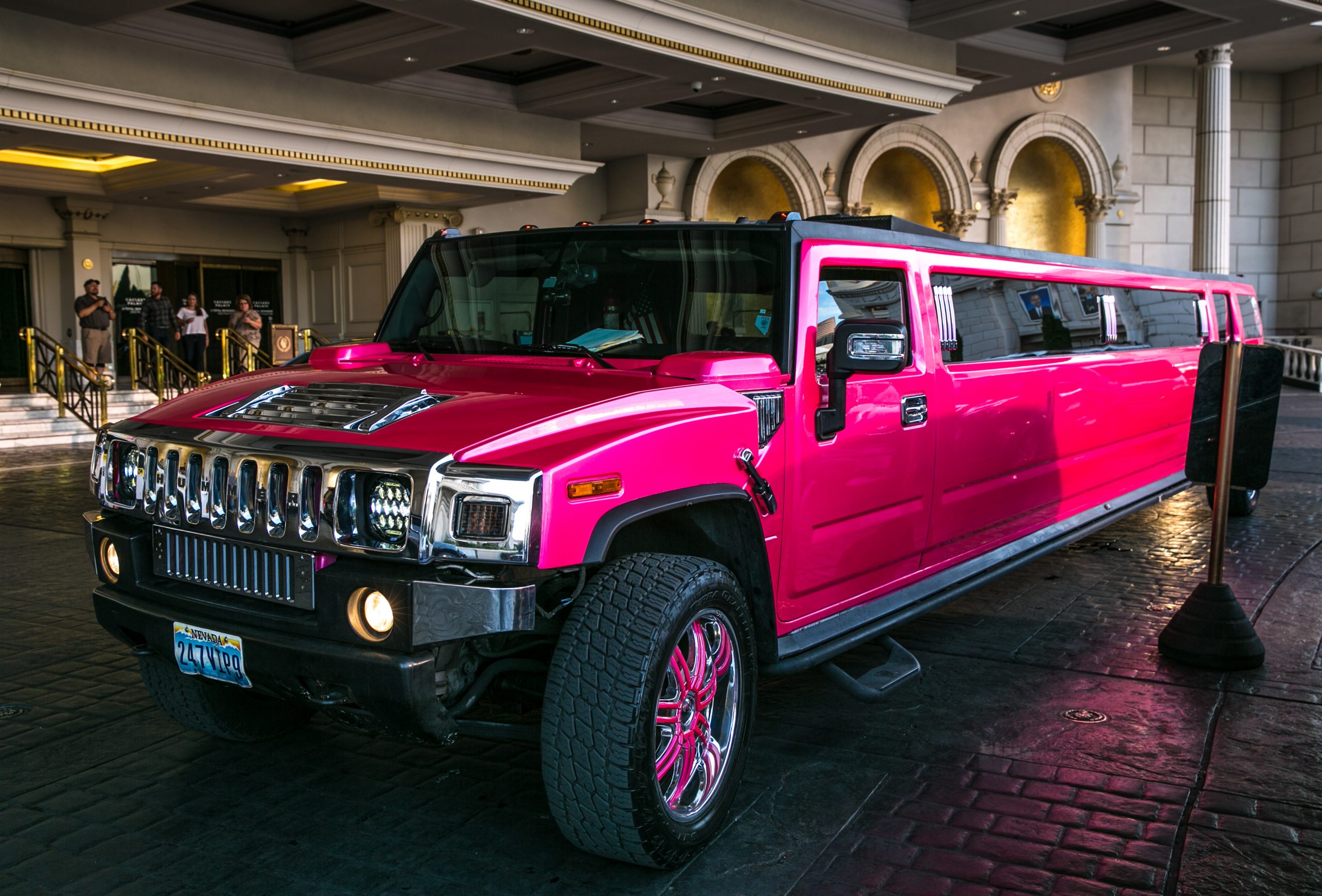 Hummer stretch limo. Section 179 is a tax loophole billionaires use to get trucks and SUVs for free. | George Rose/Getty Images