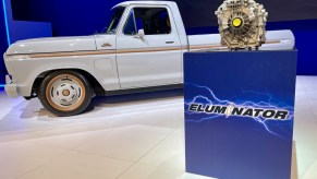 Ford Eluminator Motor and F-100 Eluminator truck