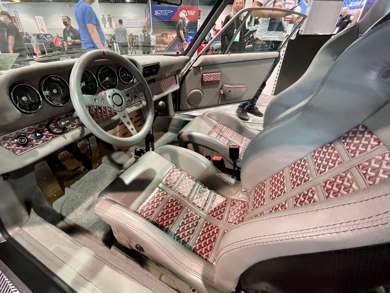 This Porsche 911 has a Maison Goyard interior | Amanda Cline, Motorbiscuit