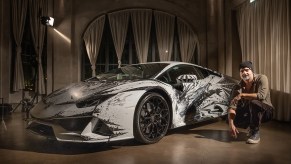 Lamborghini Huracan EVO art car by artist Paolo Troilo