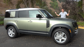 Doug Demuro with his land rover