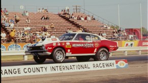 Ford Maverick drag racing