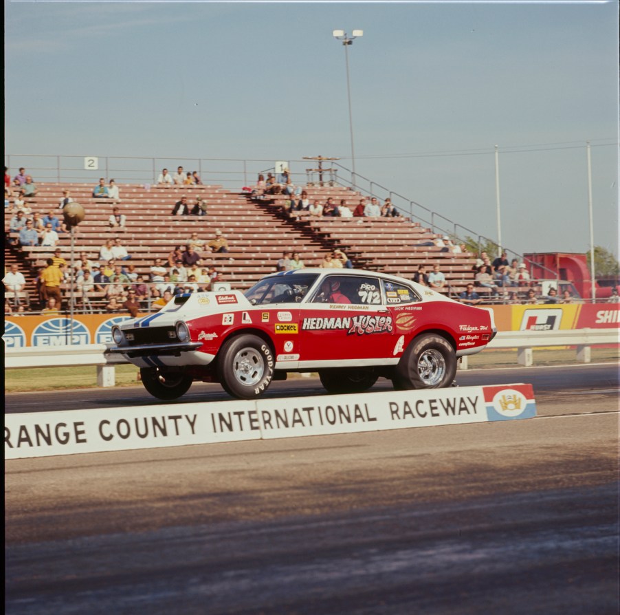 Ford Maverick drag racing