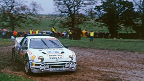 Ford RS200 at 1986 RAC Rally