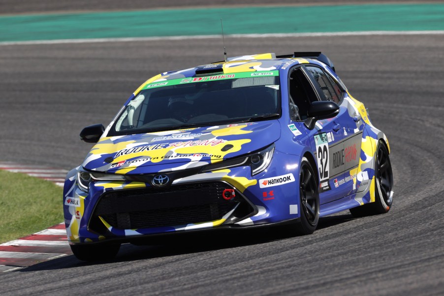 Toyota Corolla hatchback hydrogen race car