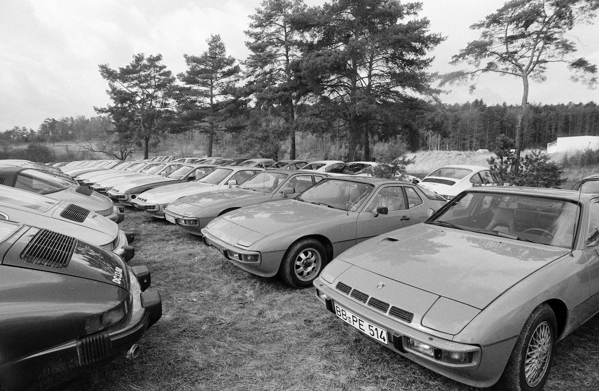 1979 Porsche 924 Turbo cars at the manufacturer's plant in Weissach, Germany